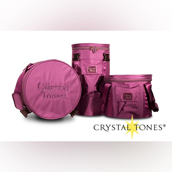 NEW 8” Practitioner Crystal Tones Nylon Case: Crystal Singing bowls ✨